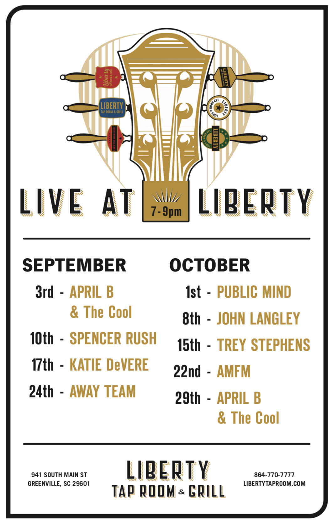 Live Music At Liberty Tap Room