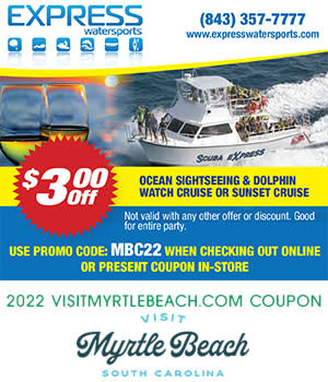 Express Watersports - $3 Off Ocean Sightseeing Dolphin Watch  OR Sunset Cruise