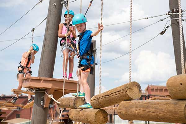 Park City Mountain Kids Ropes Course Zip Line