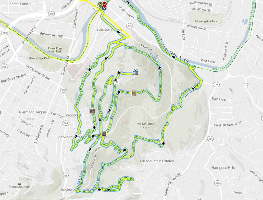 Mill Mountain Trail Map Mill Mountain Full-Pull | Roanoke, Va 24014