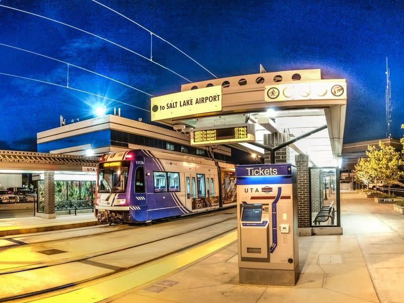 Salt Lake City Public Transportation Trains Buses