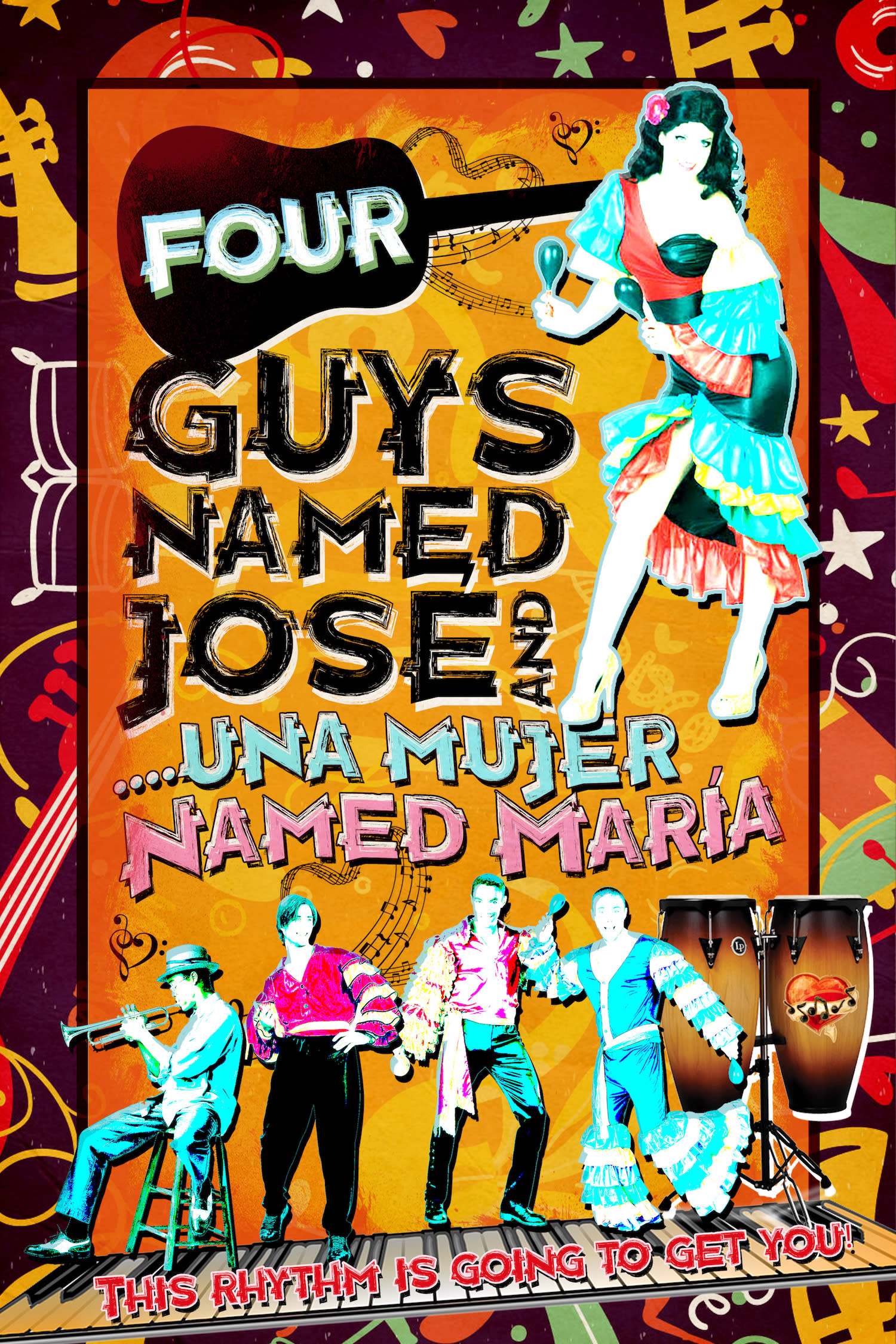 Four Guys Named Jose and Una Mujer Named Maria