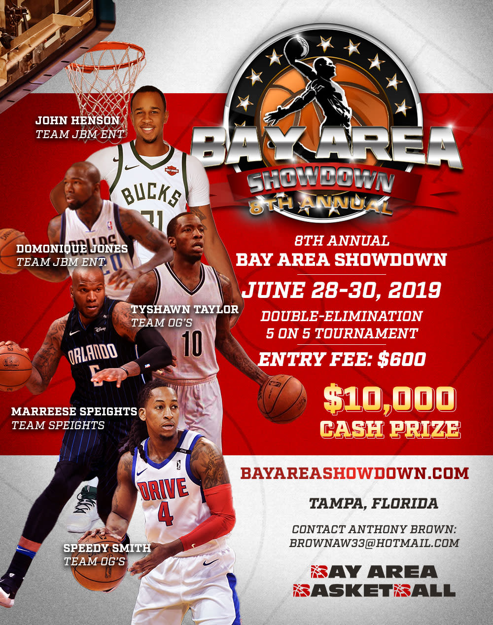 8th Annual Bay Area Showdown Pro Basketball Tournament