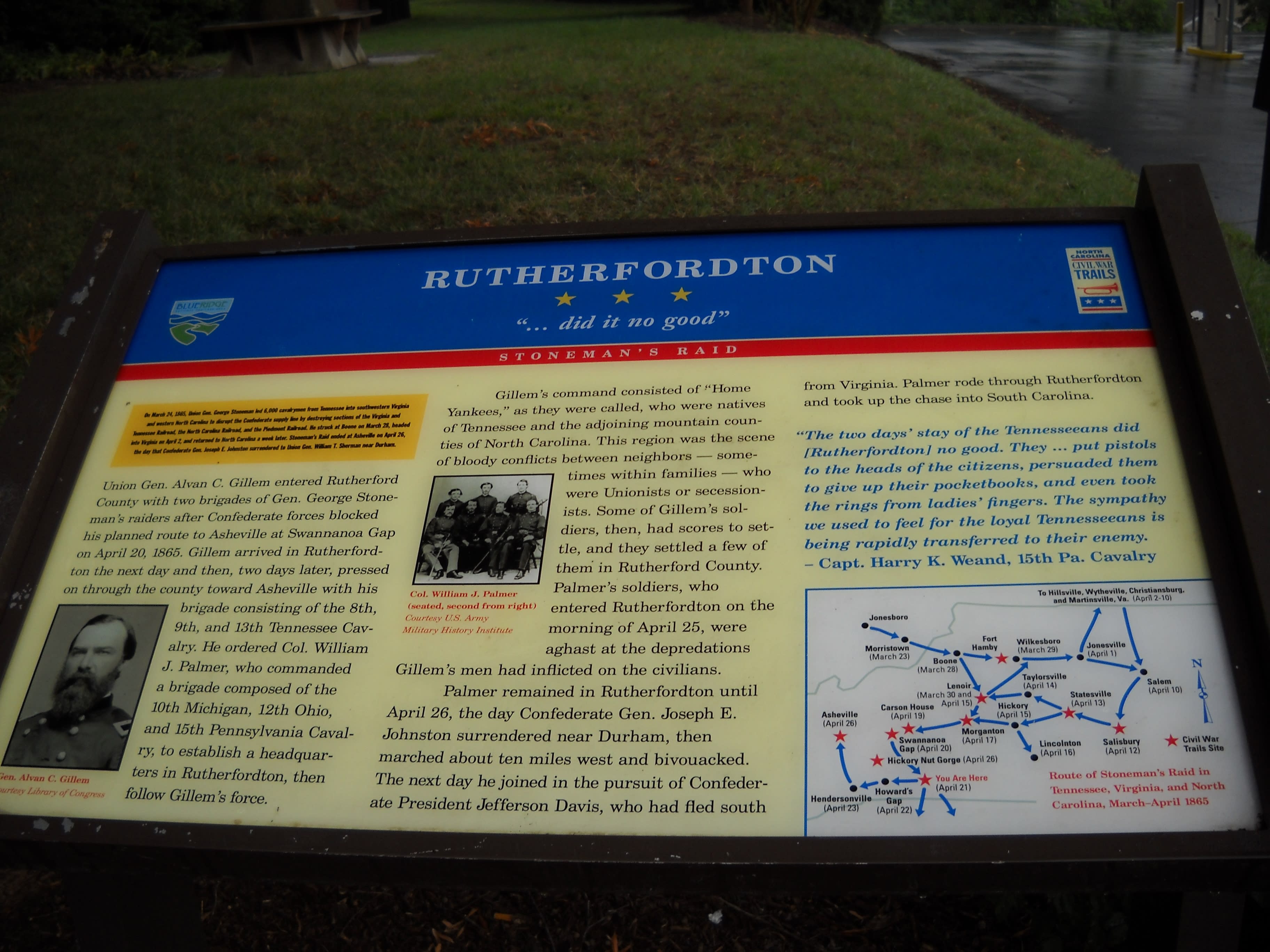 Rutherfordton Civil War Marker -