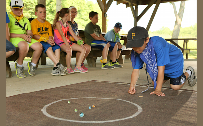 HHT camp marbles