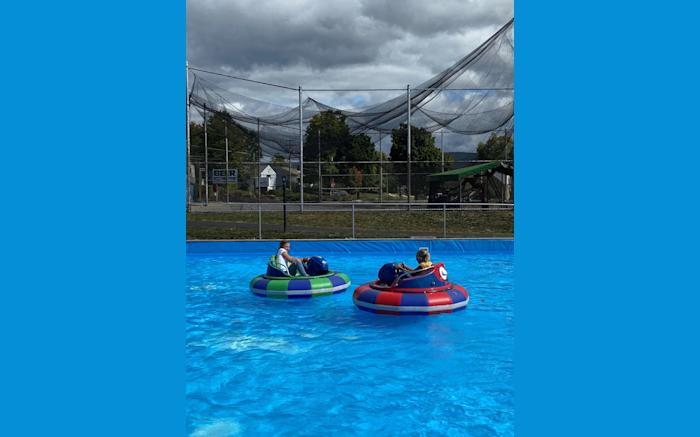 Cool off and have some fun on our Bumper Boats complete with built in squirt-guns!