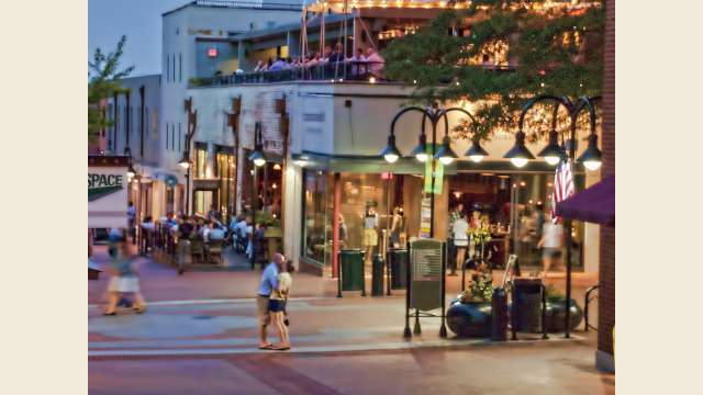 Downtown Mall Kiss