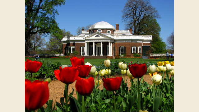 Monticello in the Spring