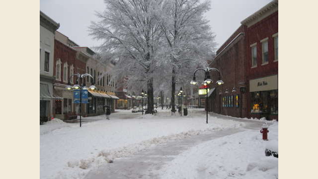 Downtown Mall Snow