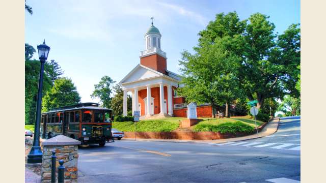 Main Street In Front of the Rotunda at UVA