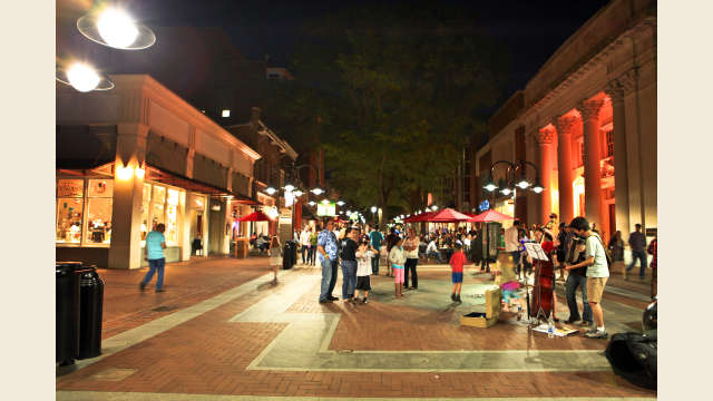 Downtown Mall Night