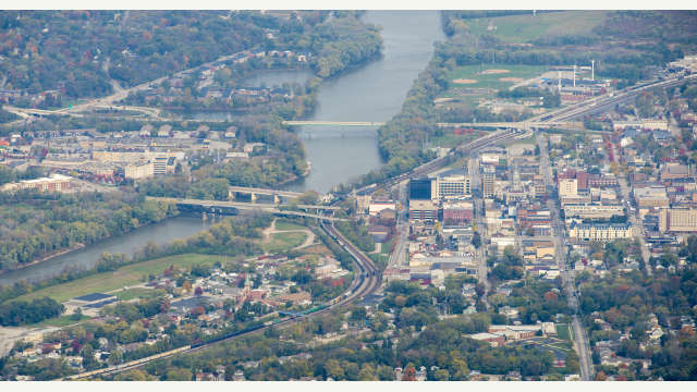 Aerial View of Downtown