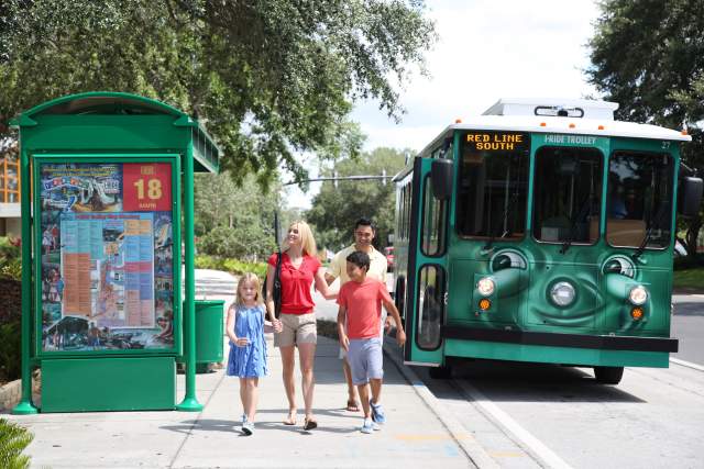 I-Ride Trolley on International Drive