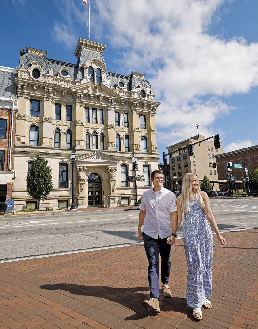 Downtown Wooster in Wayne County, Ohio