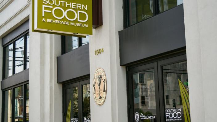 Southern Food and Beverage Museum exhibit space in New Orleans