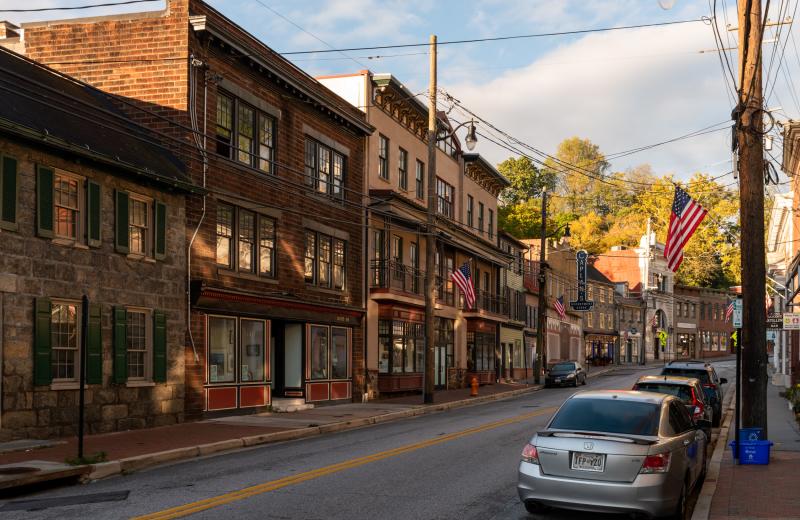 Historic Main Street in Ellicott City