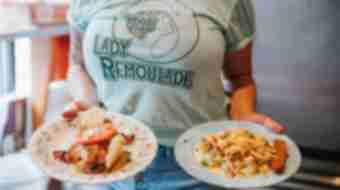 two food dishes from lady remoulade
