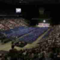Thousands of students graduating at the University of Kentucky.
