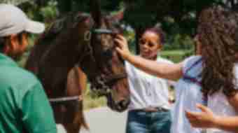 Horse farm girls