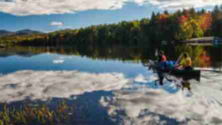 Second Pond part of the Saranac Lake Chain, Adirondacks