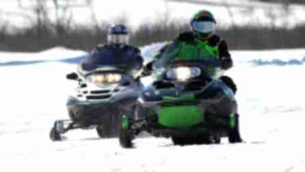 Snowmobiling in Tug Hill - Photo by Brad Zehr
