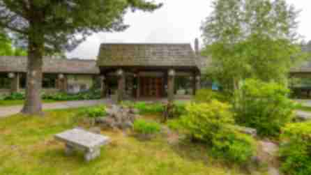 Lake Placid Center for the Arts exterior and grounds