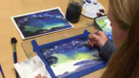 Wine Painting Party at Wild Center