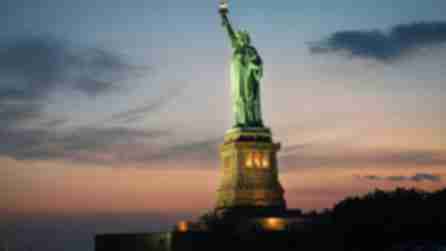 Statue of Liberty at night