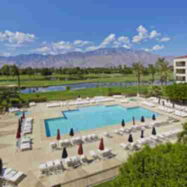 Doubletree Pool and Mountain View In Cathedral City, CA