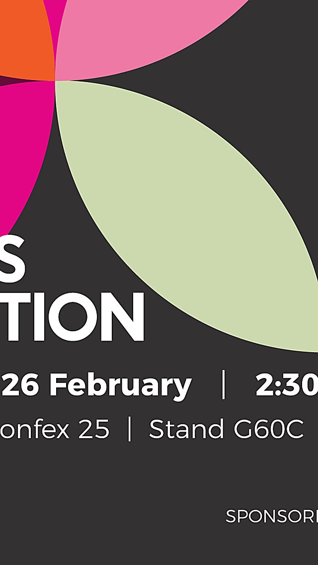 Drinks Reception Wednesday 26 February 2.30pm International Confex 2025 - Stand G60C