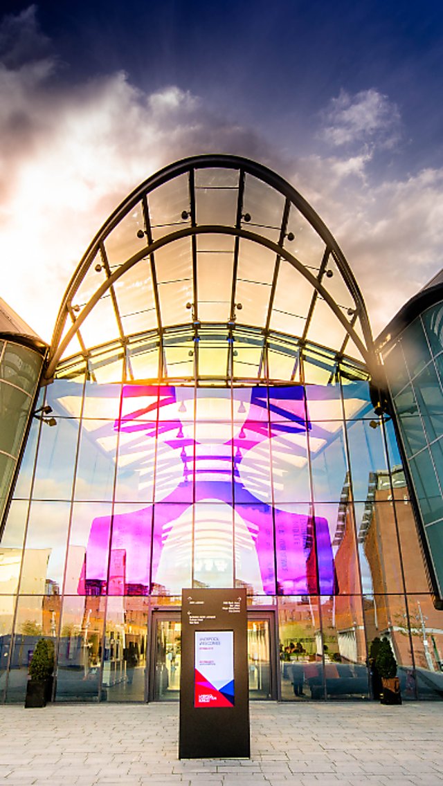 The exterior of Liverpool Experience Campus.