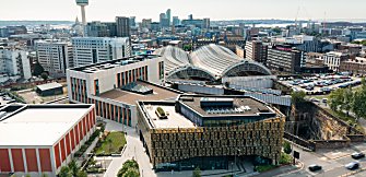 An ariel view of Liverpool Knowledge Quarter.