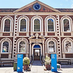 Exterior of bluecoat building