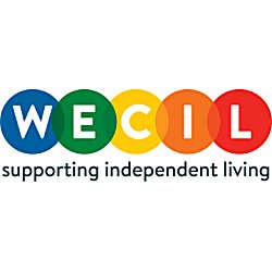 A wecil logo with each letter starting from W in different colours, the colours begin from blue, green, yellow, orange and red.