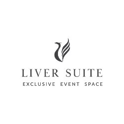 A logo that says Liver Suite Exclusive Event Space in black text with a white background.