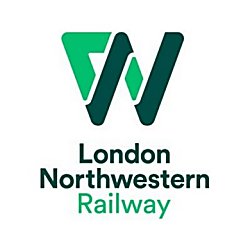 A green 'W' and the text 'London Northwestern Railway'