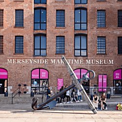 Exterior of Maritime Museum warehouse building
