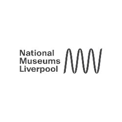 A logo that says National Museums Liverpool in black text with a white background.