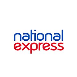 National Express Logo in blue and red