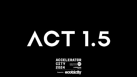ACT 1.5 in white capital letters on a black background