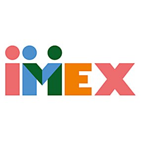 IMEX 2026 logo in various different bright colours.