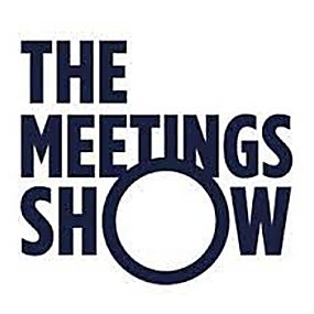 A navy logo that says 'The Meetings Show'.