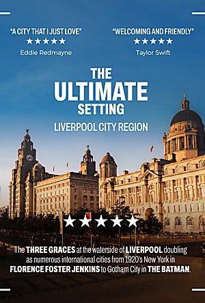 Liverpool's three graces with the Royal Liver Building, the Cunard building and the port of Liverpool building.