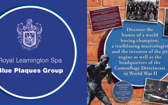 Royal Leamington Spa Blue Plaques Group trail graphic