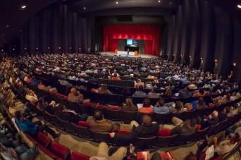 theatre speaker from the balcony