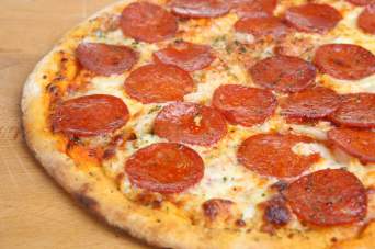 Pepperoni cooked toe perfection!