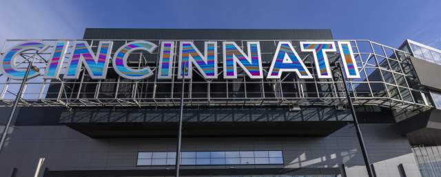 Cincinnati Sign Blue Sky