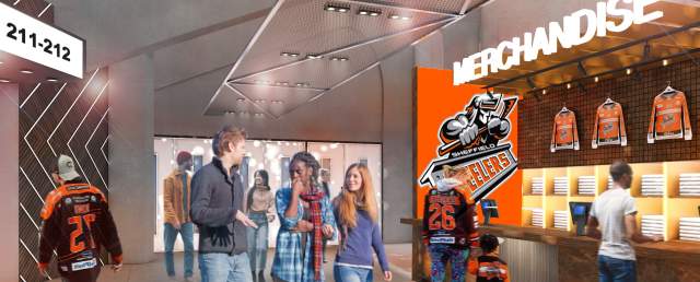 New concourse experience at Utilita Arena