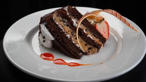 Marshmallow Triple Chocolate Cake
