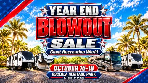 Giant Recreation World's Year-End Blowout RV Sale